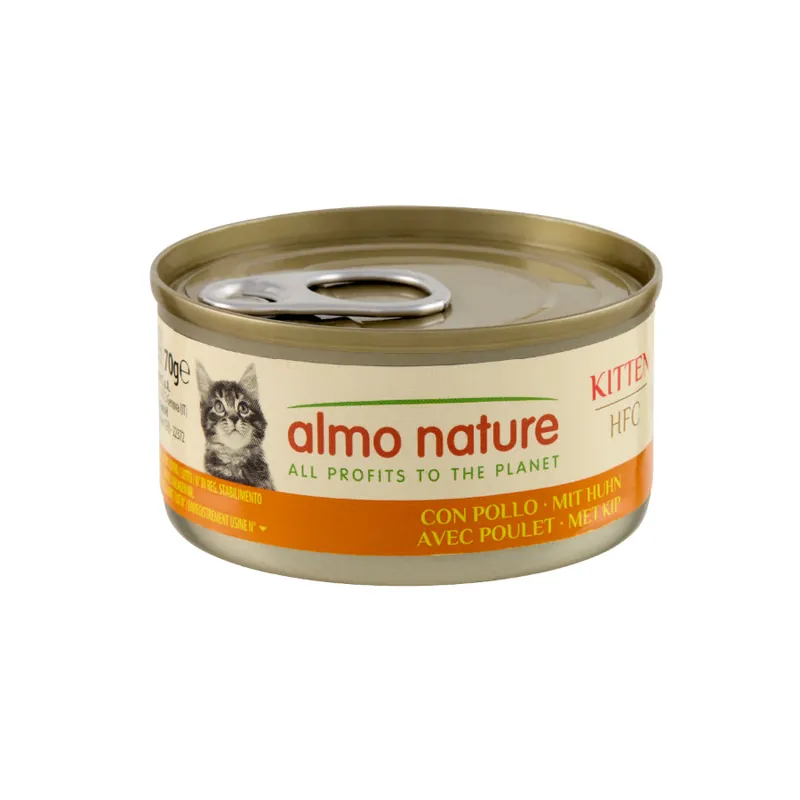 Almo Nature Kitten HFC Pollo lata para gatos Súper Precio