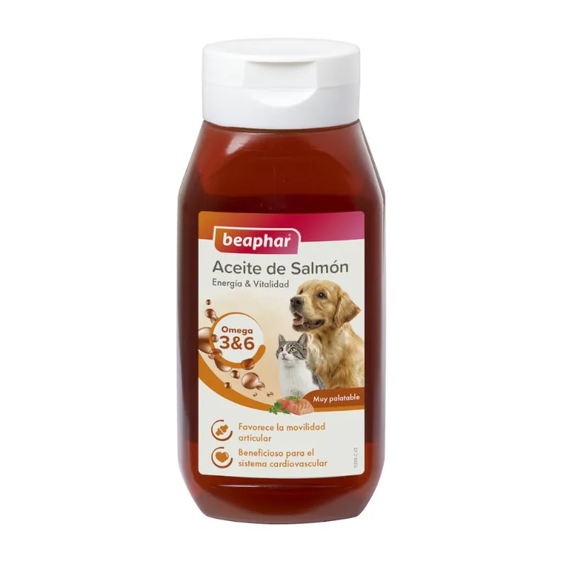 Disponible Ahora Beaphar Aceite de Salmón para perros y gatos