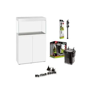 Acuario completo OPTI SET 125 Aquael color blanco 2.0 PLUS Disponible Ahora