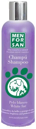 Liquidación Men For San Champú para Perros de Pelo Blanco