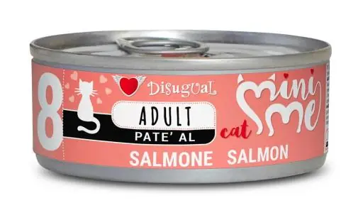 Oferta Especial Disugual Comida Húmeda Paté de Salmón para Gatos Adultos