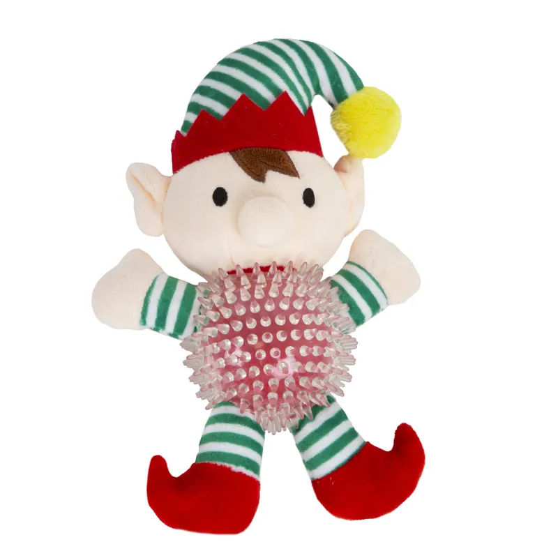 Disponible Ahora Wonder Christmas Elfo de Circo Peluche Mordedor navideño para perros