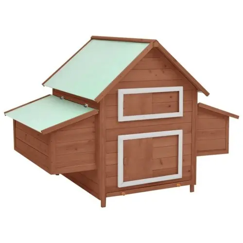 Alta Calidad Vidaxl gallinero exterior color marrón