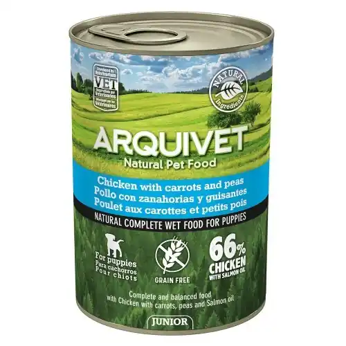 Entrega Rápida Comida húmeda Wet Food Junior para perro sabor Pollo