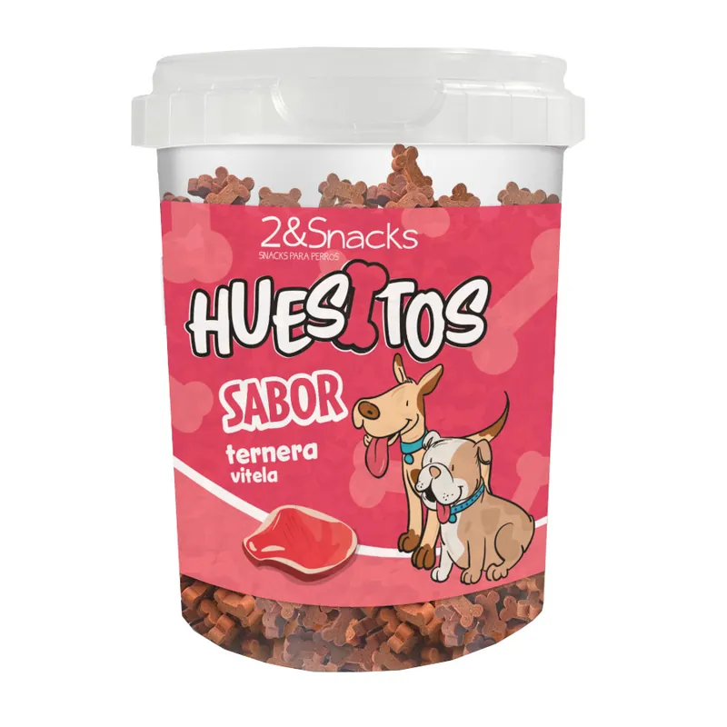 2&Snacks Huesitos de Ternera para perros Devolución Gratuita