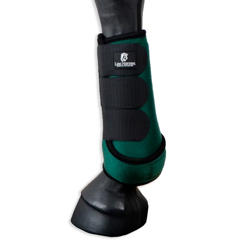 Guarnicioneria Los Nietos Protector Neopreno Gel Memory Foam Set De Un Par Color Verde Equipamiento Para El Caballo Precio Rebajado