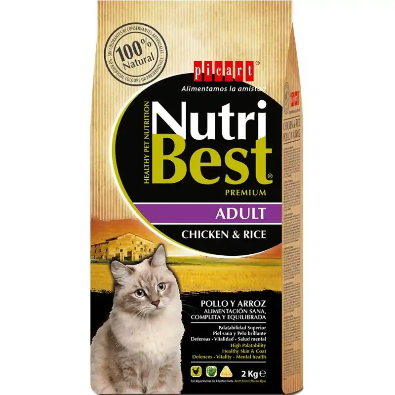 Ordenar Ahora Mismo Pienso Nutribest Cat Adult Pollo
