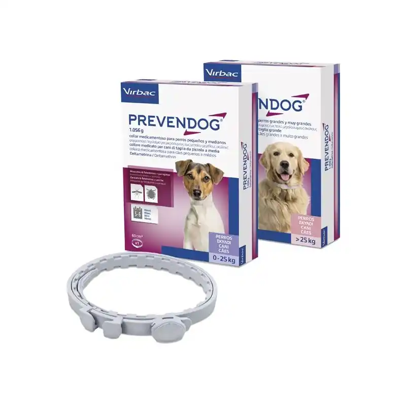 A Buen Precio Prevendog 2 X 75 Cm Collar Antiparasitario De Virbac